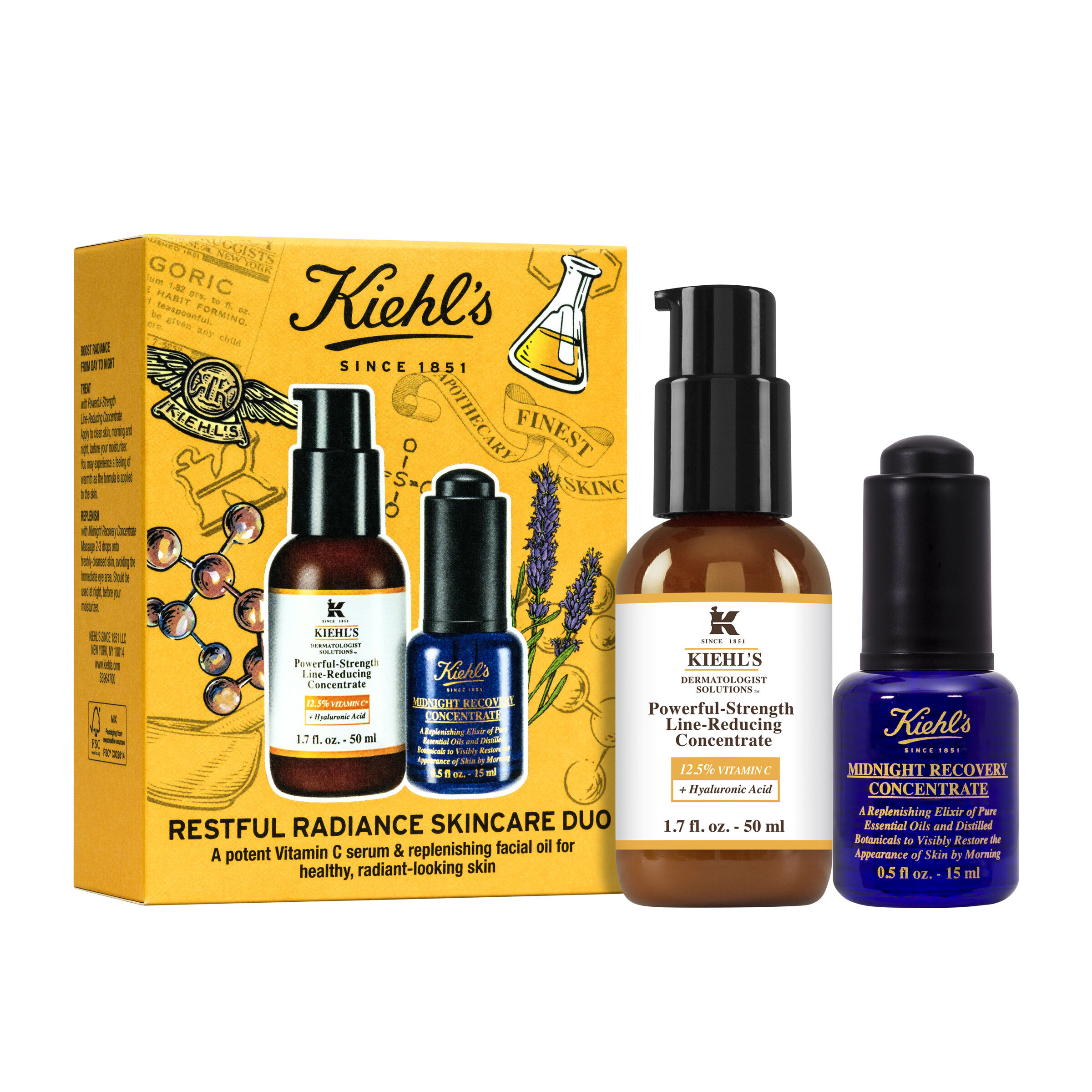 Kiehls Restful Radiance Skincare Duo 68$